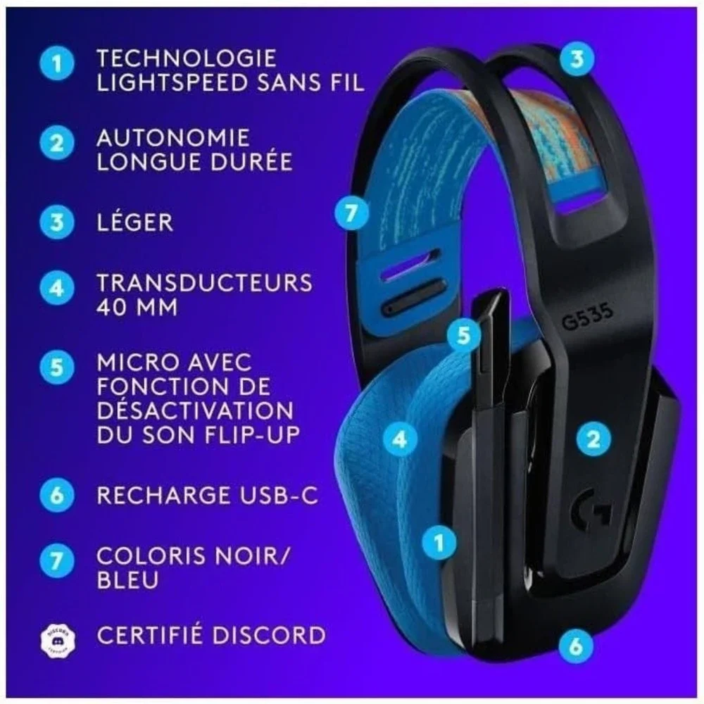 Logitech g535 lightspeed
